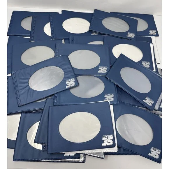 LOT OF 34 Vintage Walmart Spectra 35 Photo Albums Made In USA Mini 4x6 Blue - Picture 1 of 16